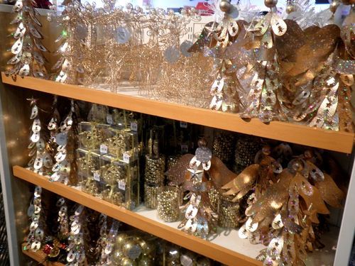 Farmers has a great range of decorations in silver, gold and white this year.
