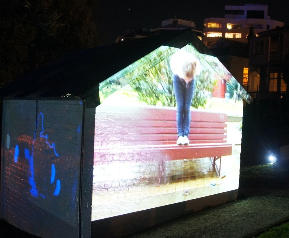 Video installations at Art in the Dark
