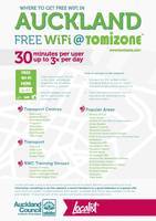 Free Auckland WiFi hotspots